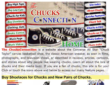 Tablet Screenshot of chucksconnection.com